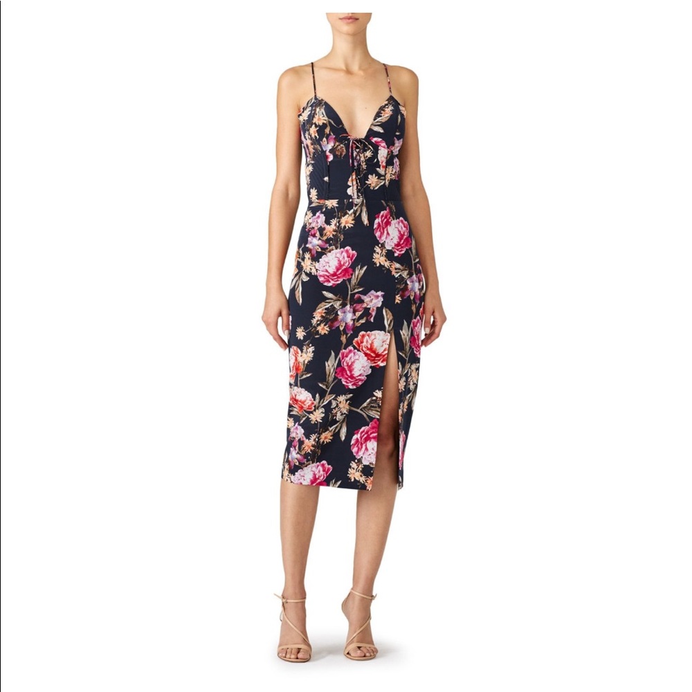 NICHOLAS super sexy, corset slit dress